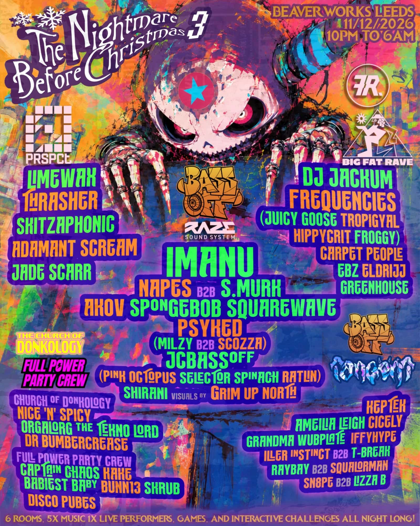 Poster for Nightmare Before Christmas 3 at Beaverworks