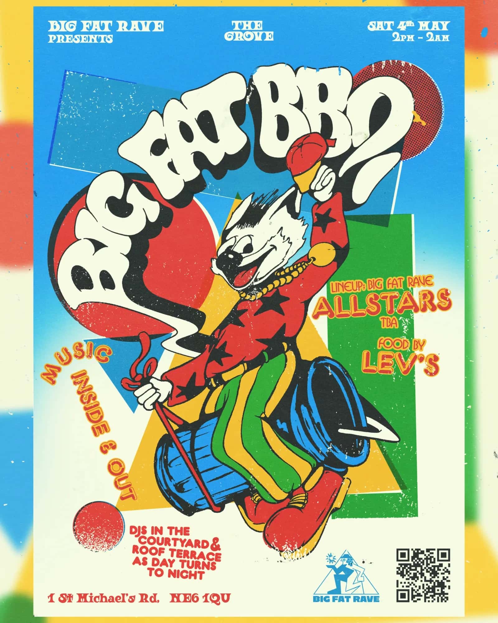 Poster for Big Fat BBQ at The Grove