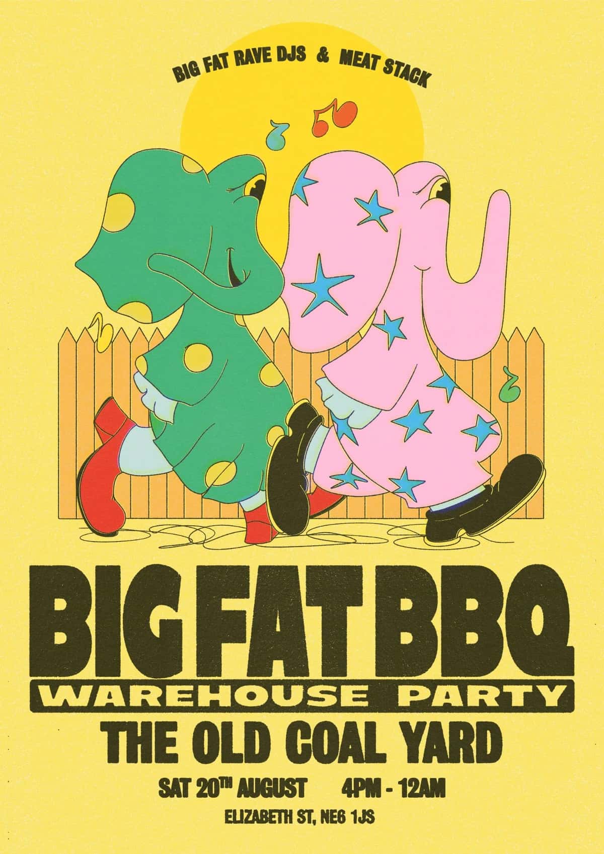 Poster for Big Fat BBQ: Warehouse Party at Old Coal Yard