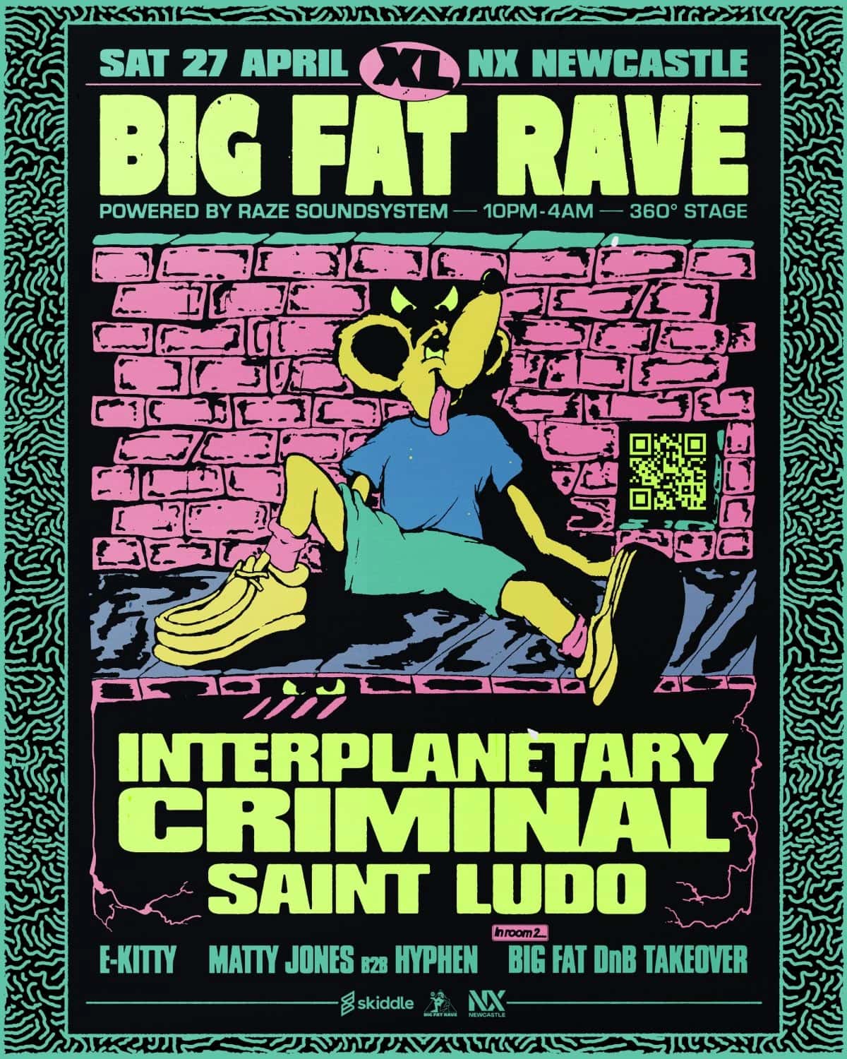 Poster for BFR XL: Interplanetary Criminal at NX Newcastle