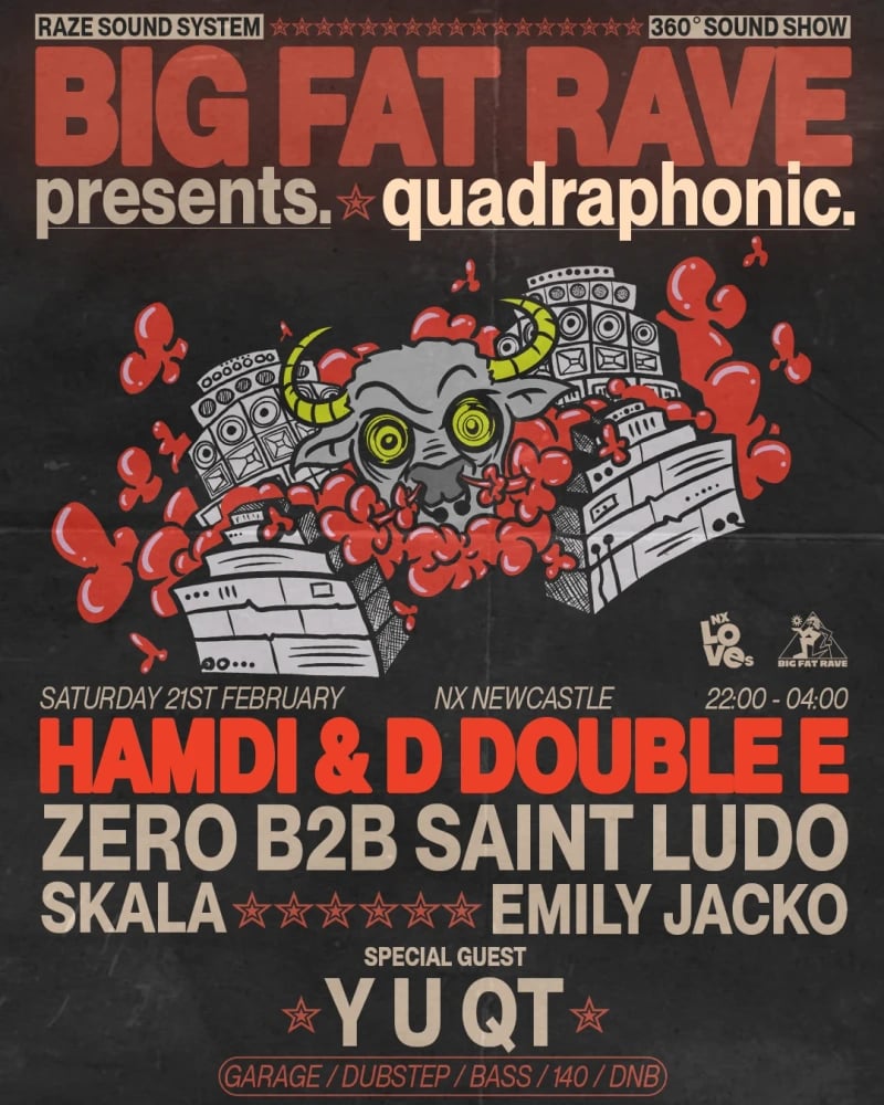 Poster for Hamdi & D Double E at NX Newcastle