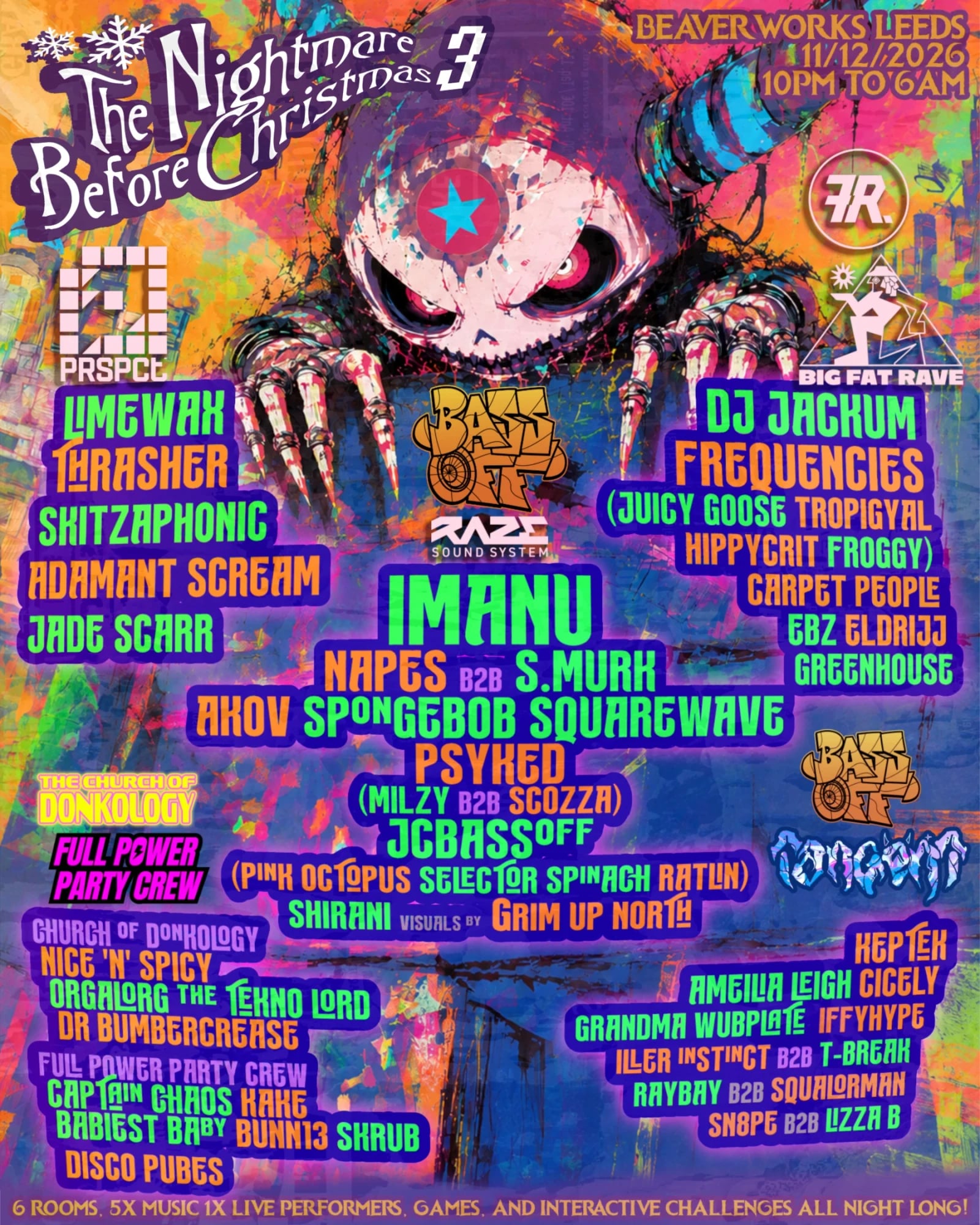Poster for Nightmare Before Christmas 3 at Beaverworks
