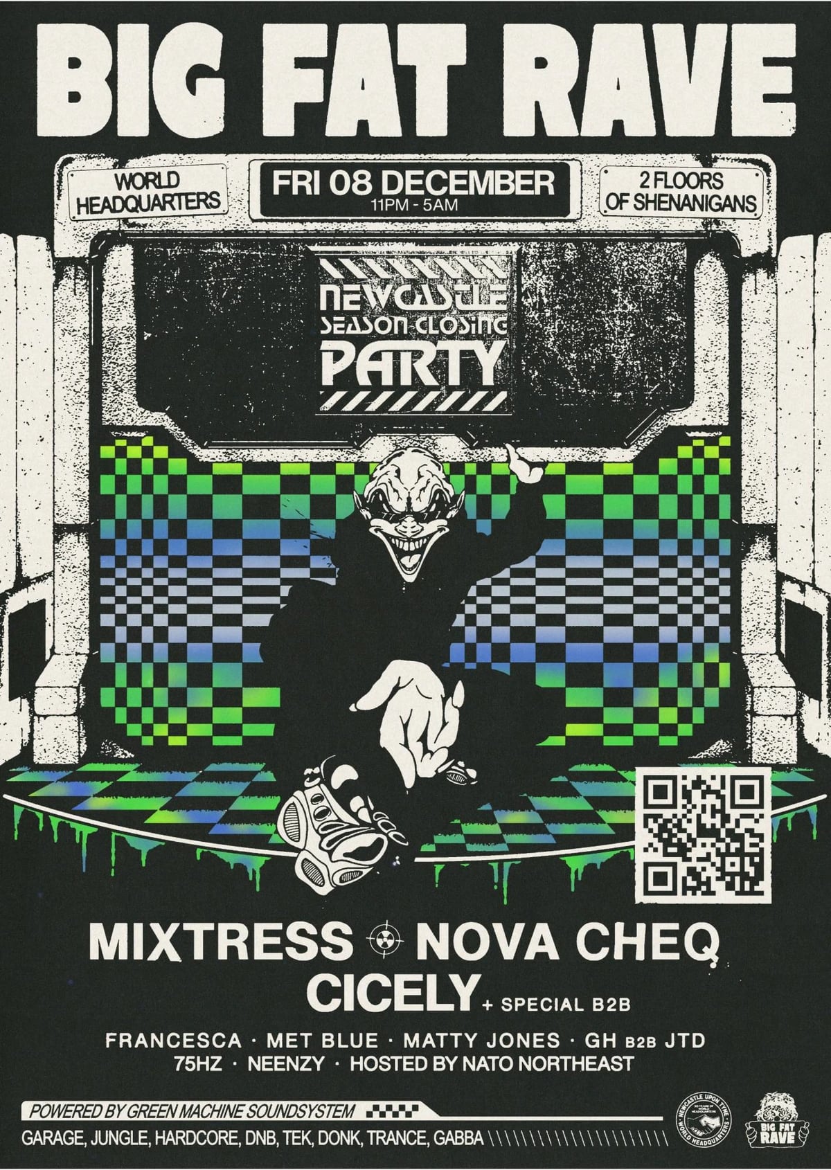 Poster for Mixtress, CICELY & Nova Cheq at World Headquarters