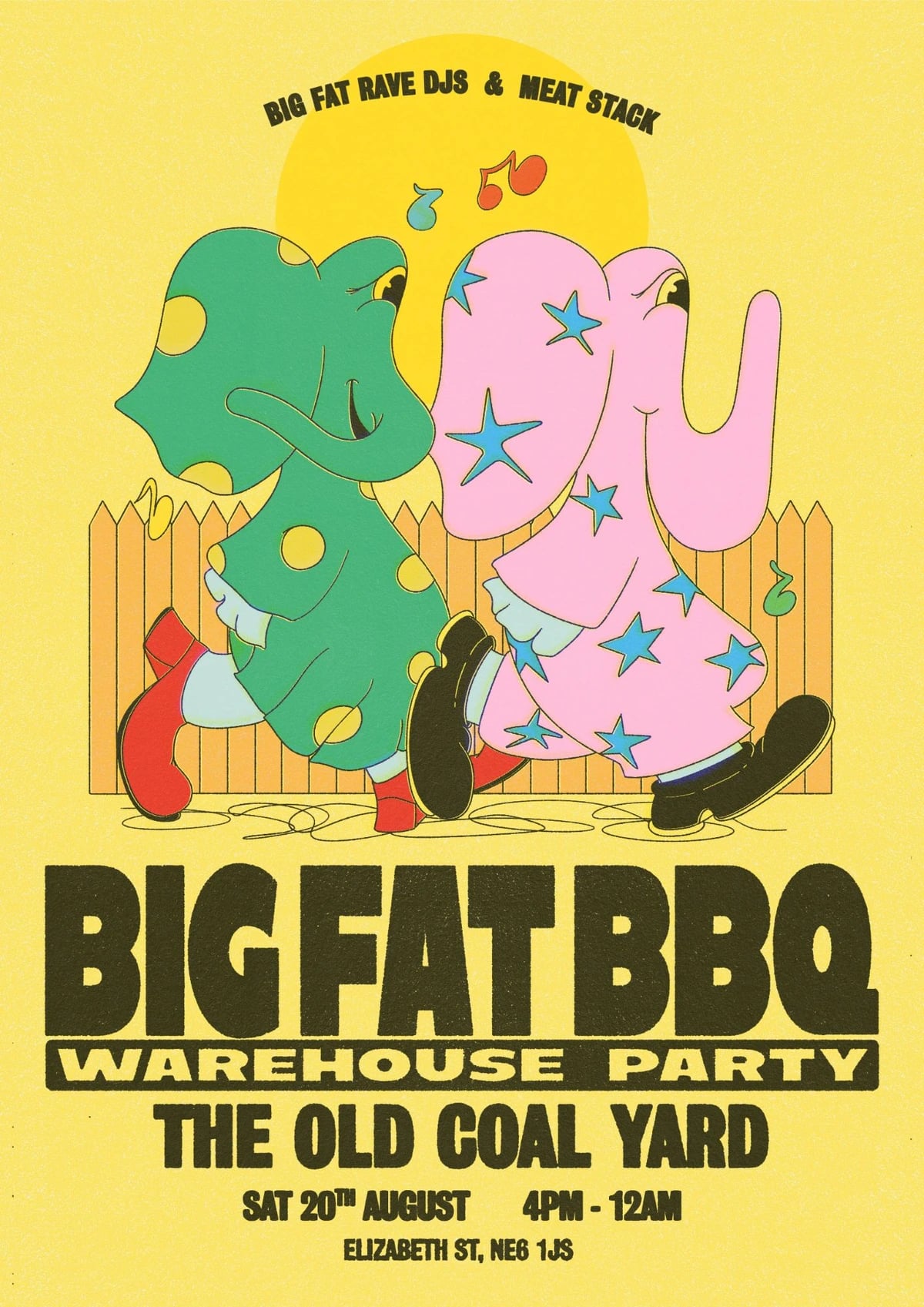 Poster for Big Fat BBQ: Warehouse Party at Old Coal Yard