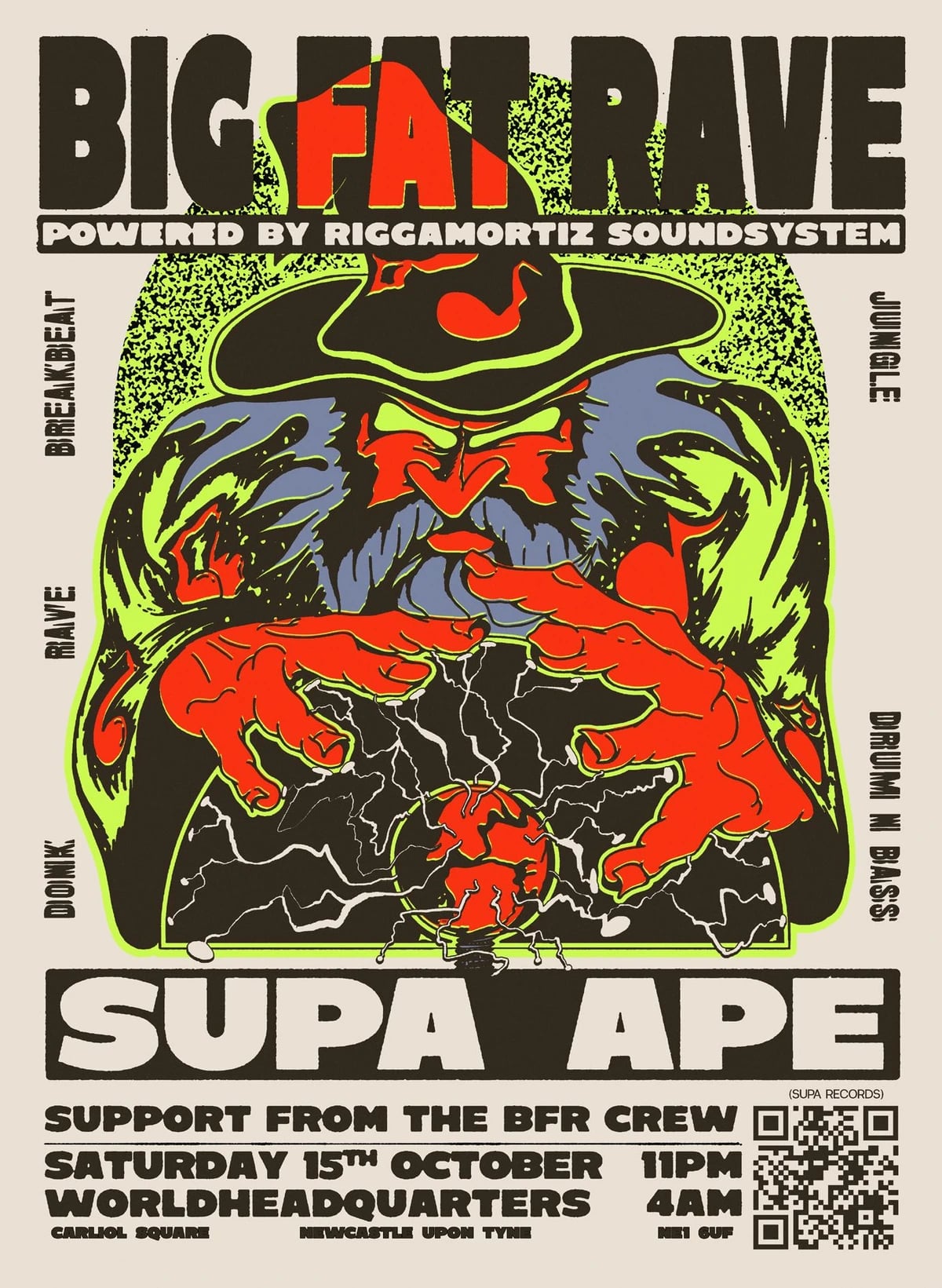 Poster for Supa Ape at World Headquarters