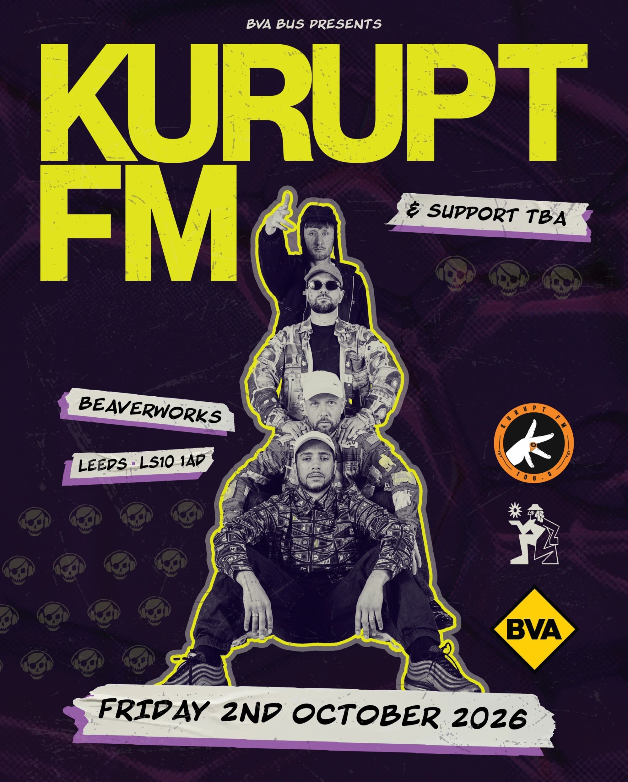 Poster for Kurupt FM at Beaver Works