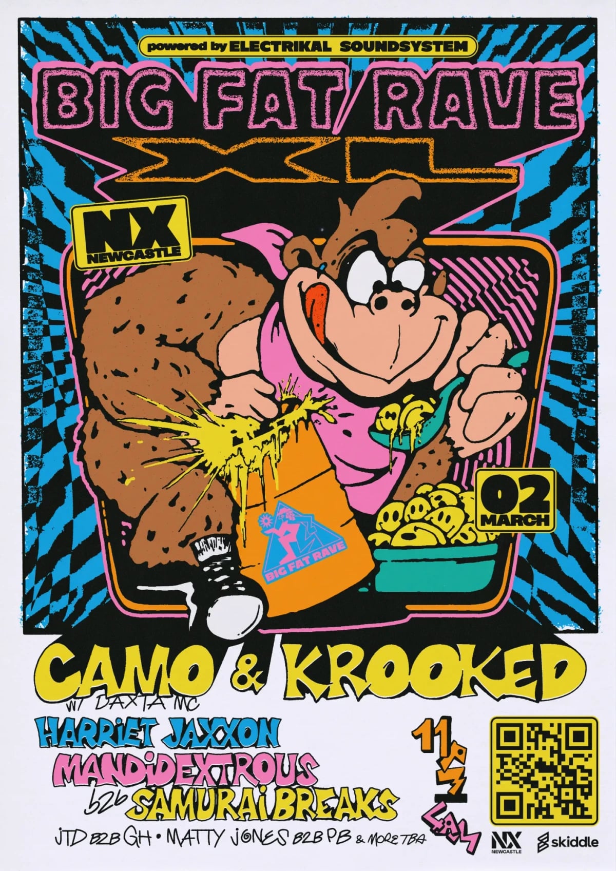 Poster for BFR XL: Camo & Krooked at NX Newcastle