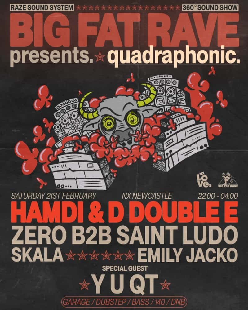 Poster for Hamdi & D Double E at NX Newcastle