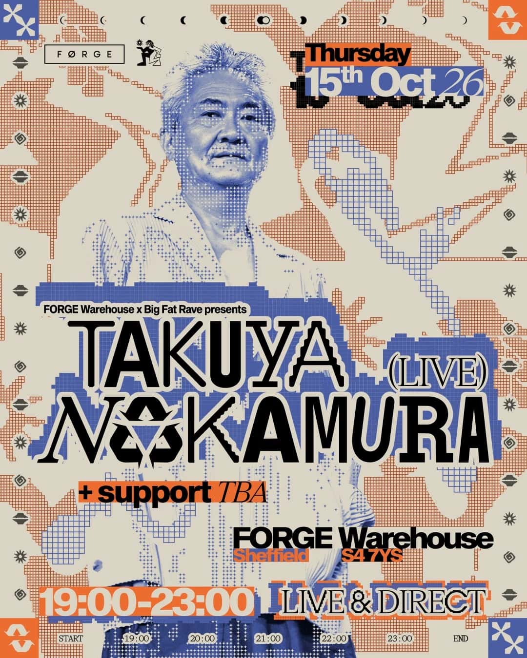 Poster for Takuya Nakamura at Forge Warehouse