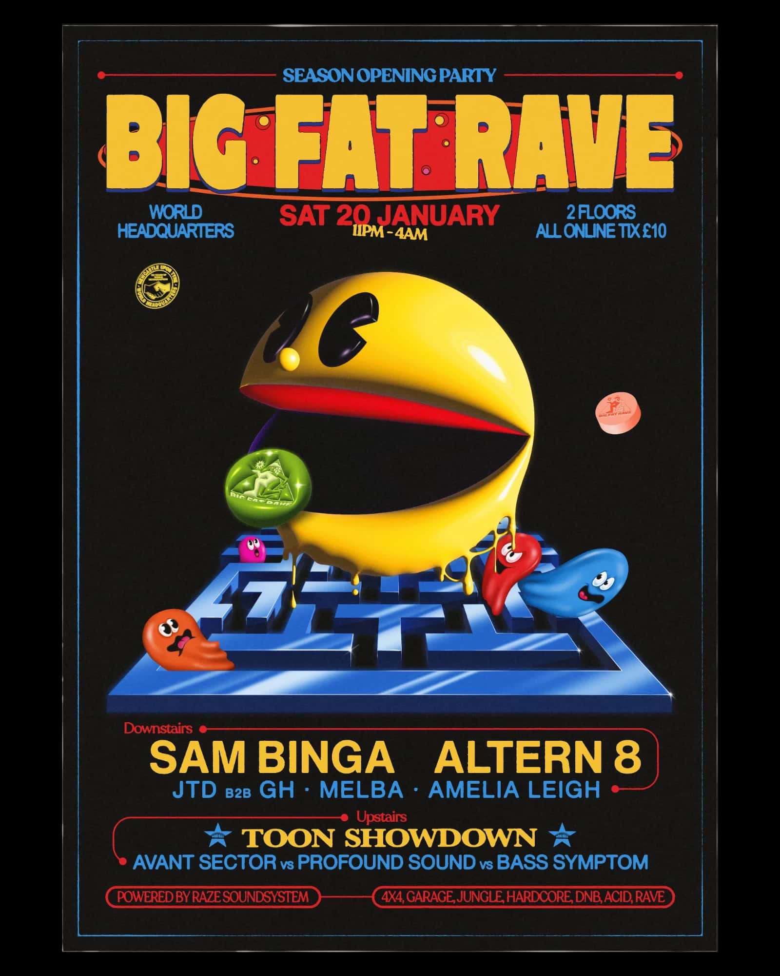 Poster for Season Opening Party at World Headquarters
