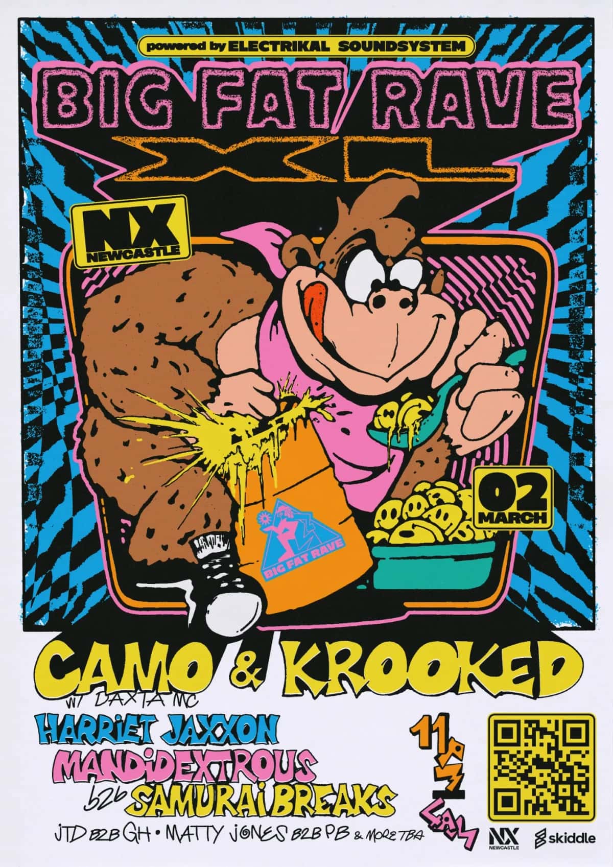 Poster for BFR XL: Camo & Krooked at NX Newcastle