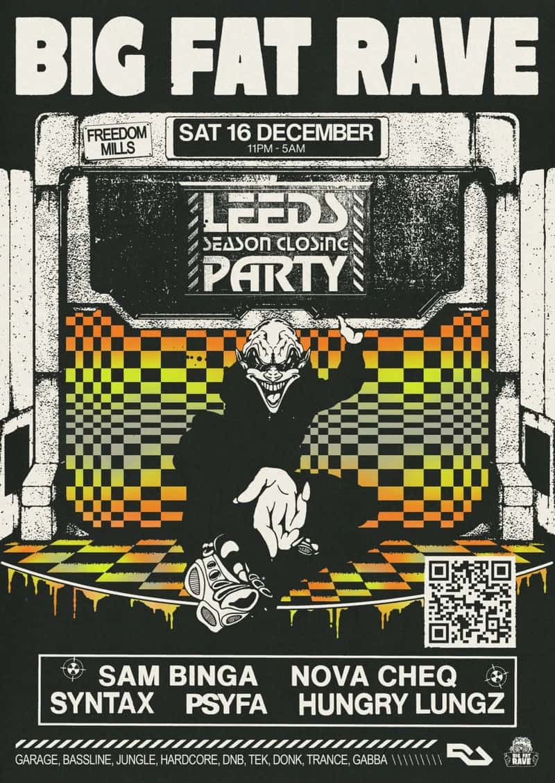 Poster for Season Closing Party at Freedom Mills